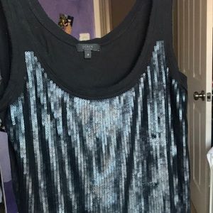 Black elegant tank top